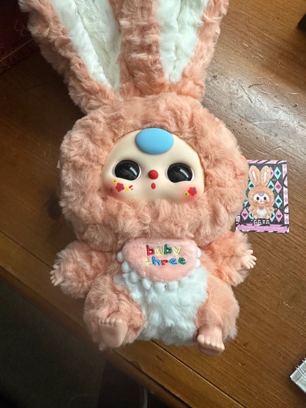 Orange bunny from BB3 Lily Rabbit Town V1 Series w/boba Eyes unboxed!